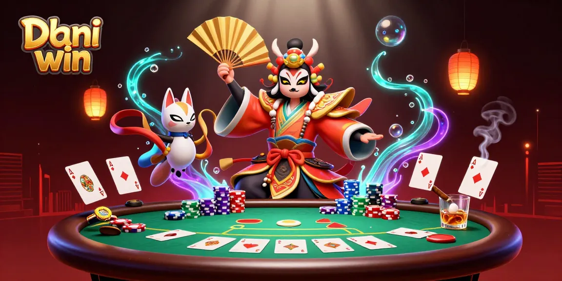 Dhani win: Experience thrilling moments at the casino with dynamic poker elements and vibrant characters.