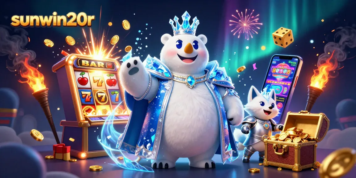 Engage with sunwin20r's thrilling gaming experience through our stunning jackpot scene featuring an ice king!