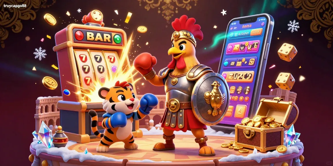 Experience thrilling gameplay at truycapgo88 with a vibrant slot machine and captivating casino elements.
